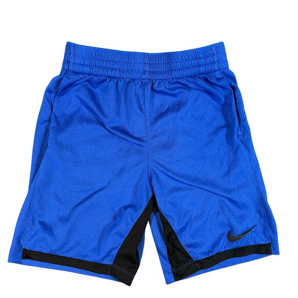 Nike‎ Dri-Fit Standard Fit Kids Shorts Size M Blue - Picture 1 of 7